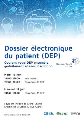 Lire la suite à propos de l’article Dossier électronique du patient (DEP – Séance d’information